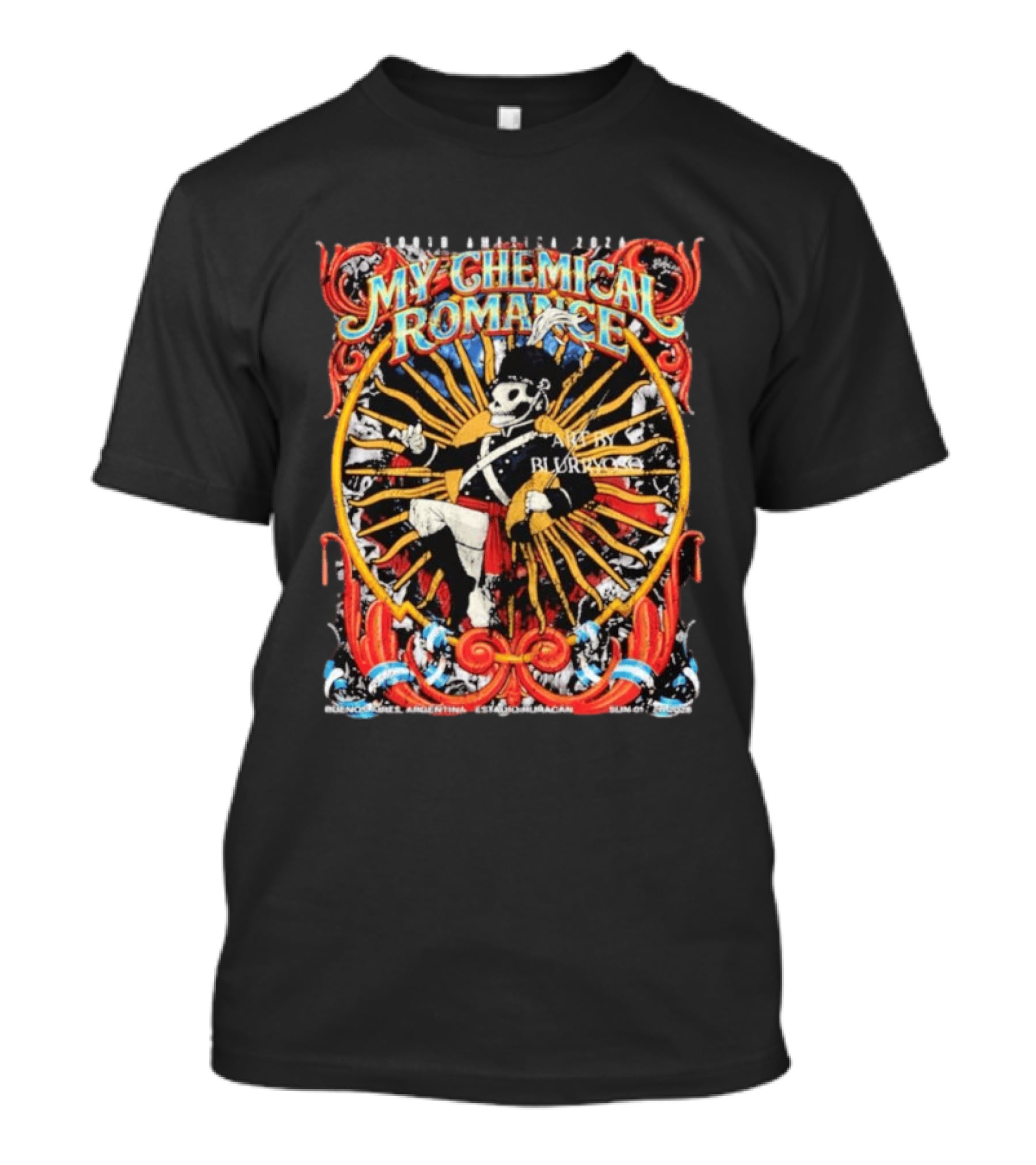 My Chemical Romance Argentina Tour 2026 Lucho Rivera T-Shirt