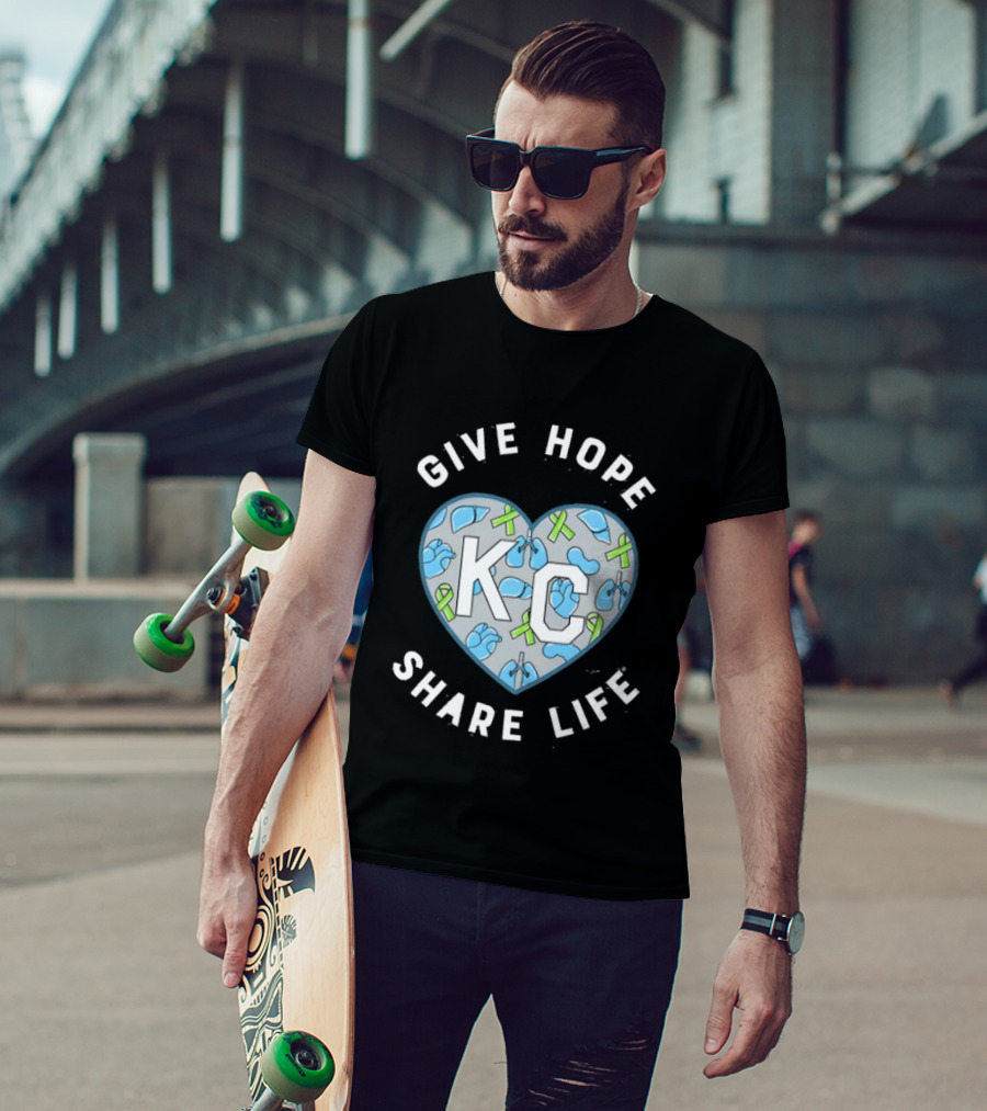 Midwest Transplant 2026 KC Heart Give Hope Share Life T-Shirt