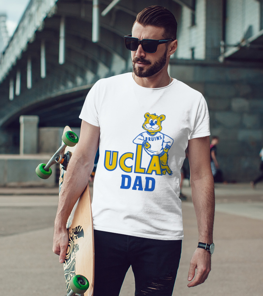 UCLA Dad Bruins Bear Mascot Official Mark Cuban T-Shirt