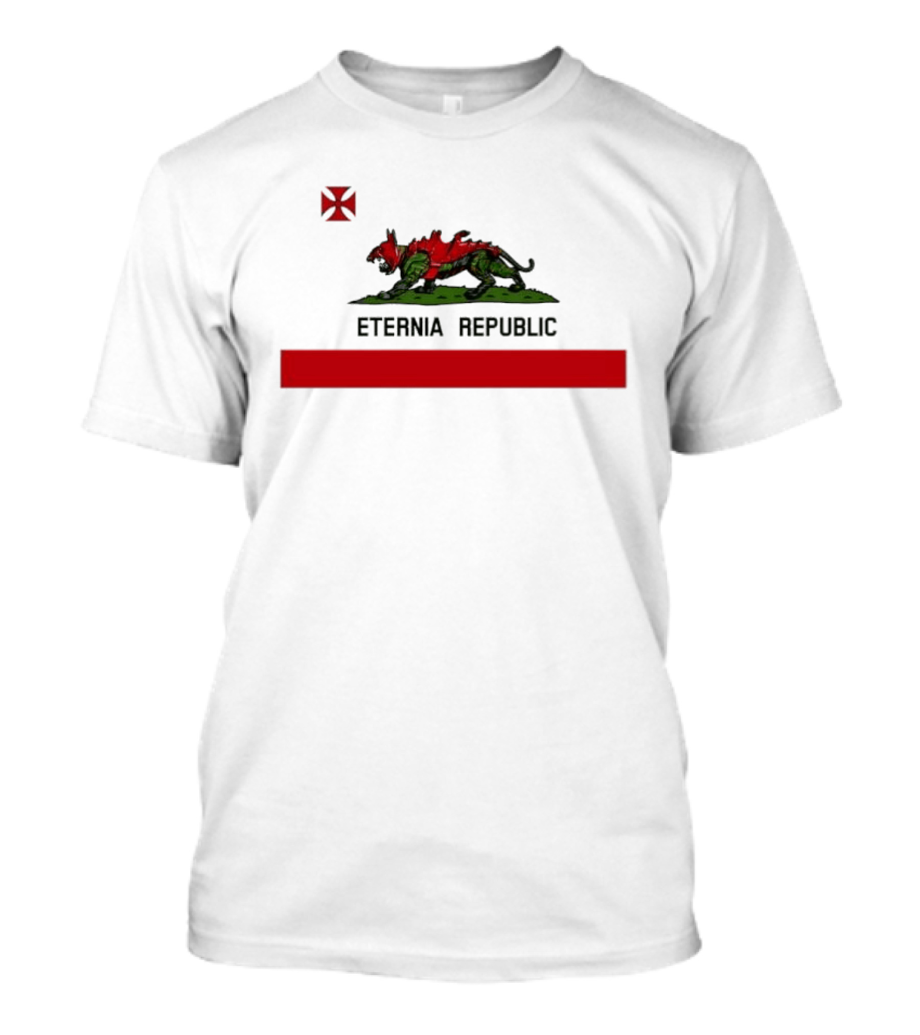 Eternia Republic Battle Cat Emblem Power And Honor T-Shirt