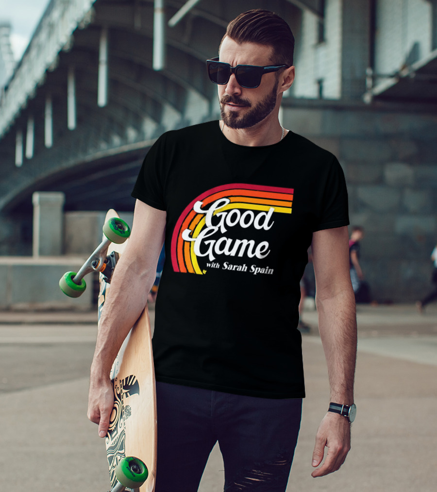 Good Game With Sarah Spain Vintage Rainbow T-Shirt