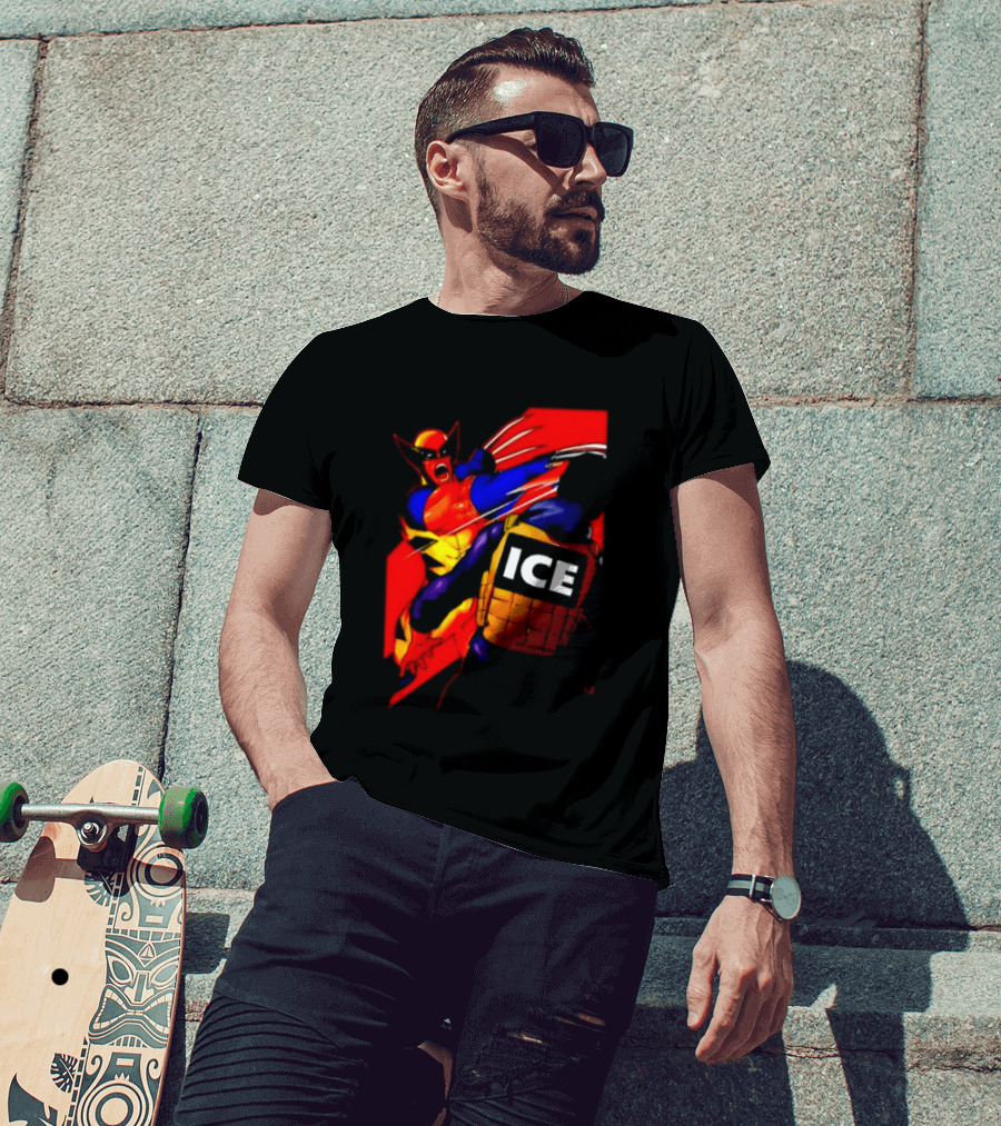 Wolverine Fuck ICE Forever And Always Claws Action T-Shirt
