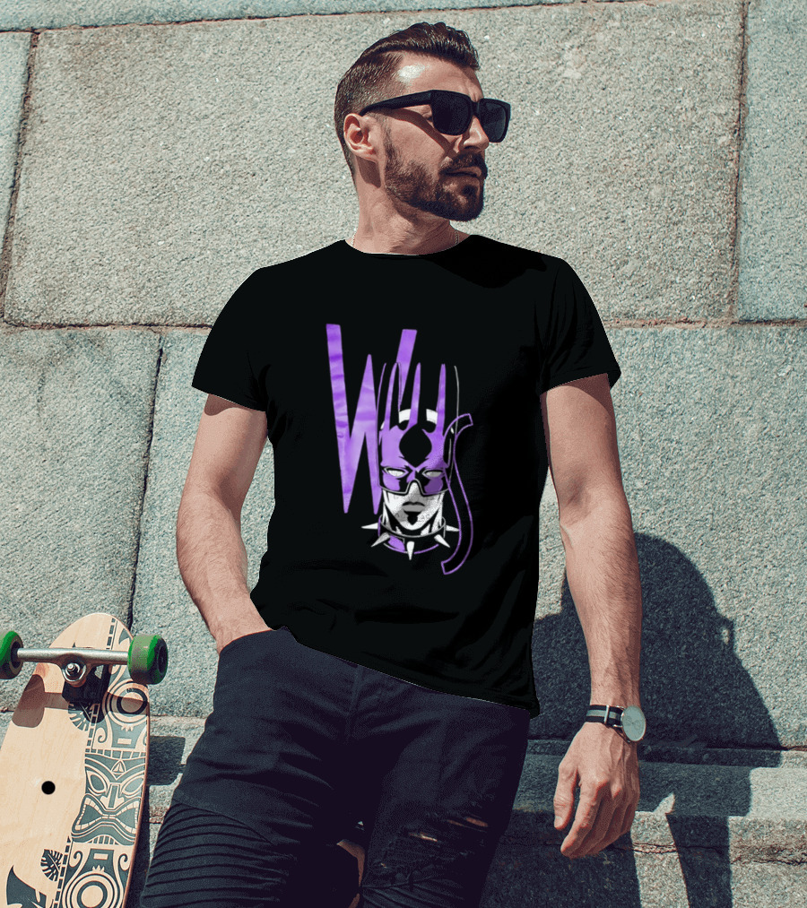 WS Whitesnake JoJo Bizarre Adventure Purple Anime Stand T-Shirt