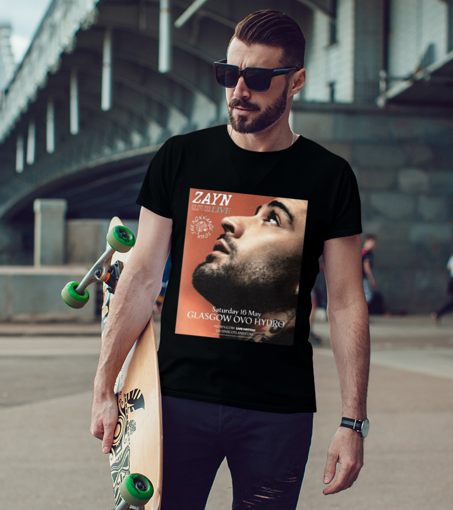 Zayn Live The Konnakol Tour 2026 Glasgow OVO Hydro Saturday 16 May T-Shirt