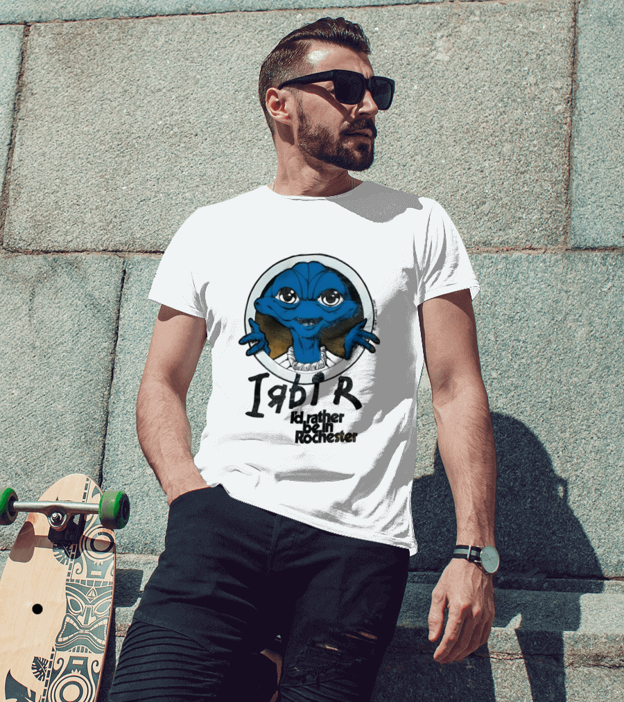 I'd Rather Be In Rochester E.T. Extra Terrestrial I R D I R T-Shirt