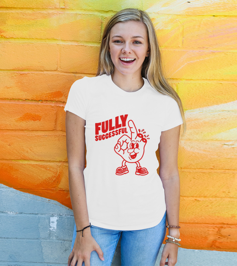 NPS Fully Successful Hand OK Gesture Cartoon T-Shirt