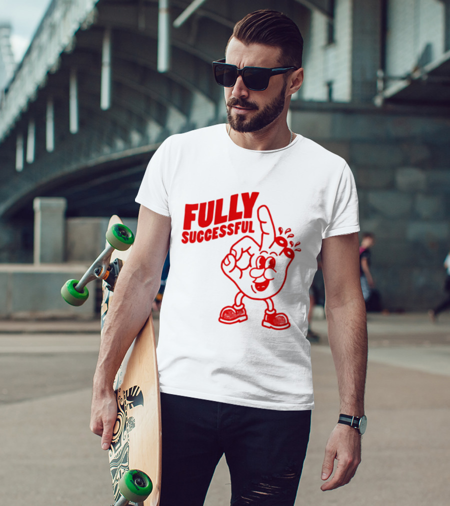 NPS Fully Successful Hand OK Gesture Cartoon T-Shirt