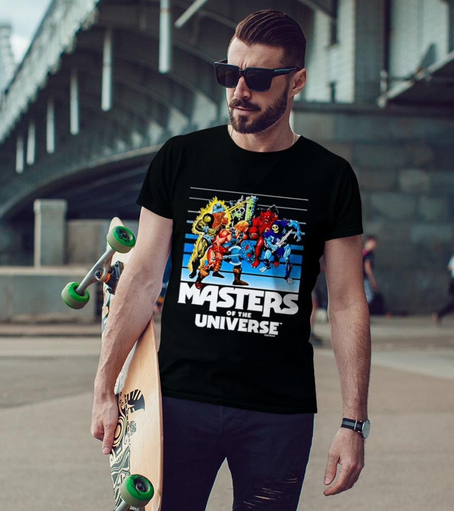 Masters Of The Universe He Man Skeletor And Characters Clash T-Shirt