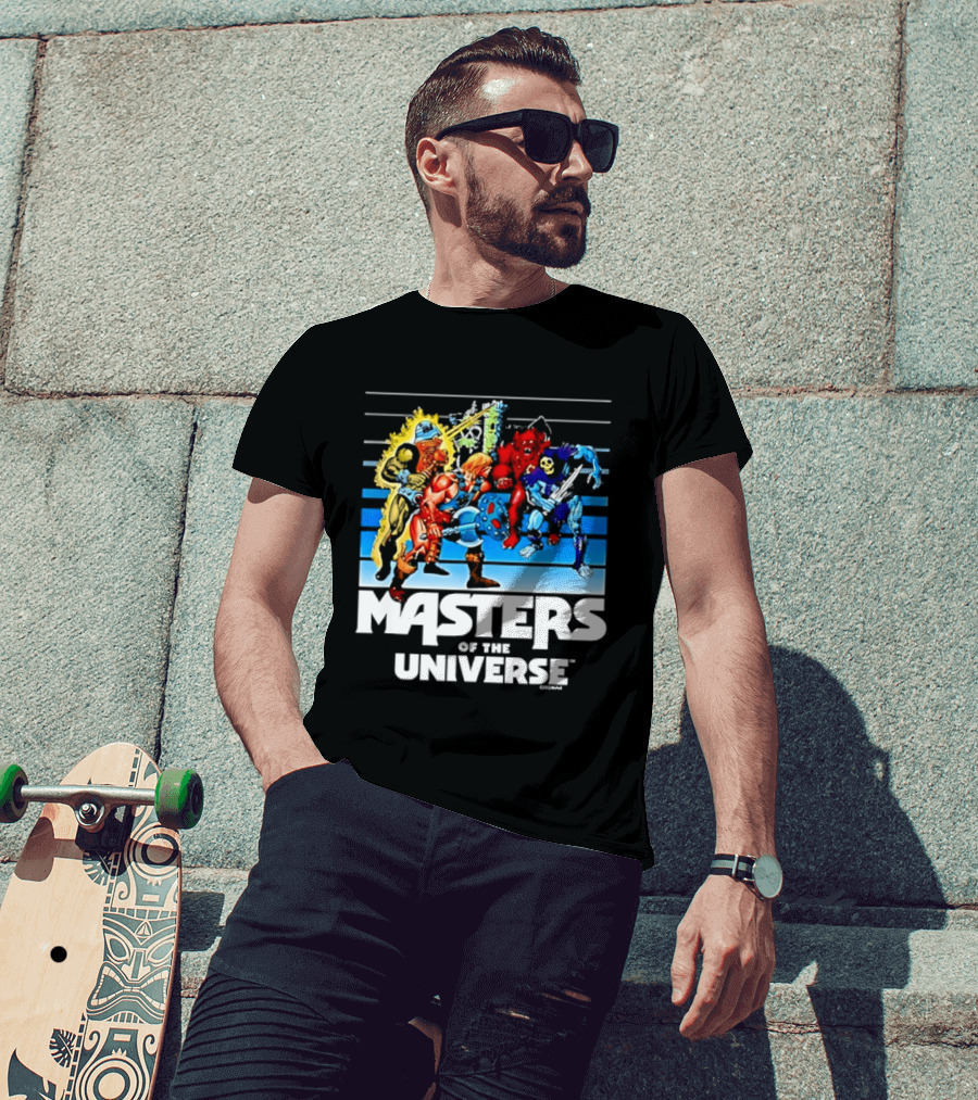 Masters Of The Universe He Man Skeletor And Characters Clash T-Shirt