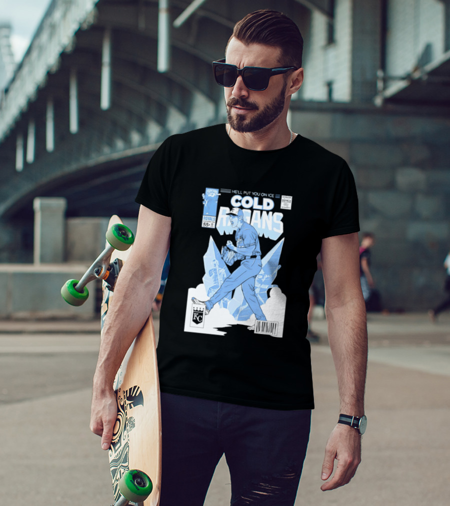 Kansas City Royals Cold Cole Ragans He'll Put You On Ice T-Shirt