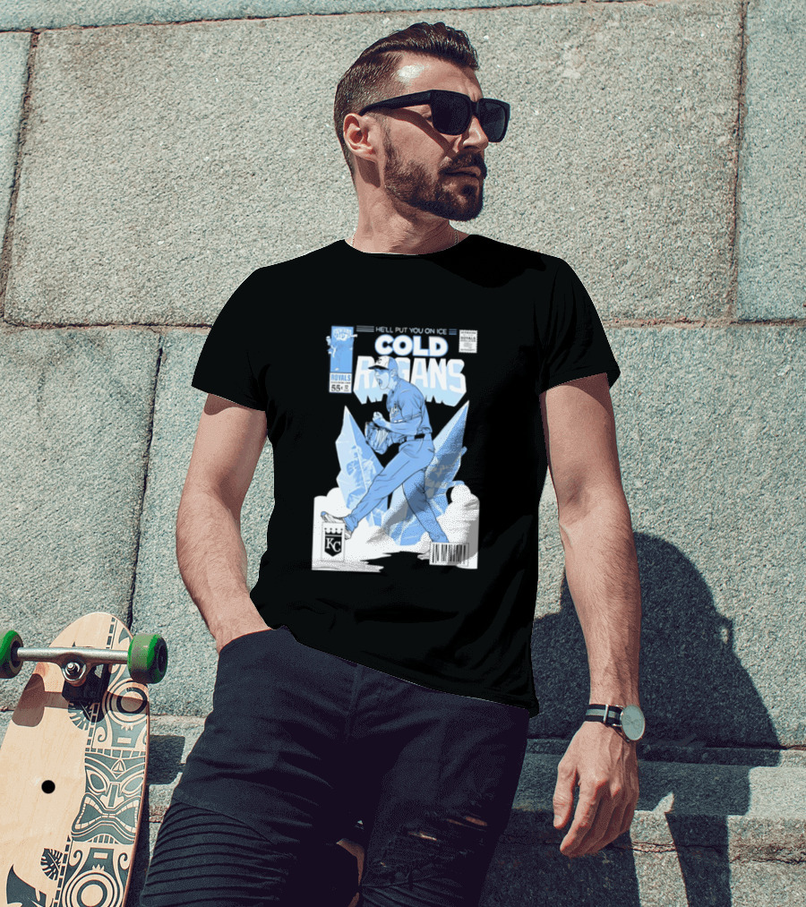Kansas City Royals Cold Cole Ragans He'll Put You On Ice T-Shirt
