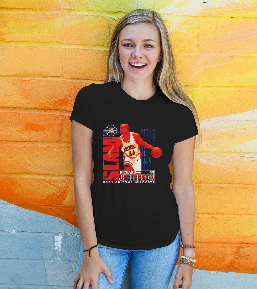 Richard Jefferson 2001 Arizona Wildcats Slam Dunk Wildcats T-Shirt