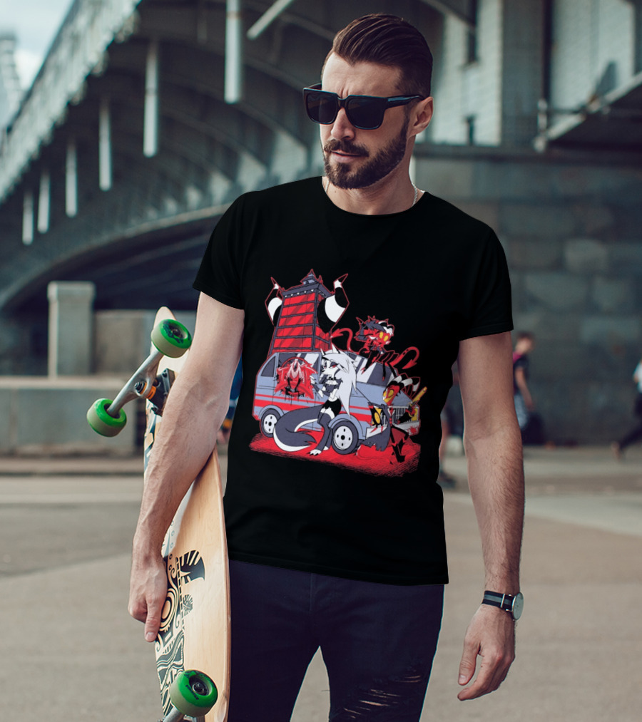 SpindleHorse IMP Van Characters Cartoon T-Shirt
