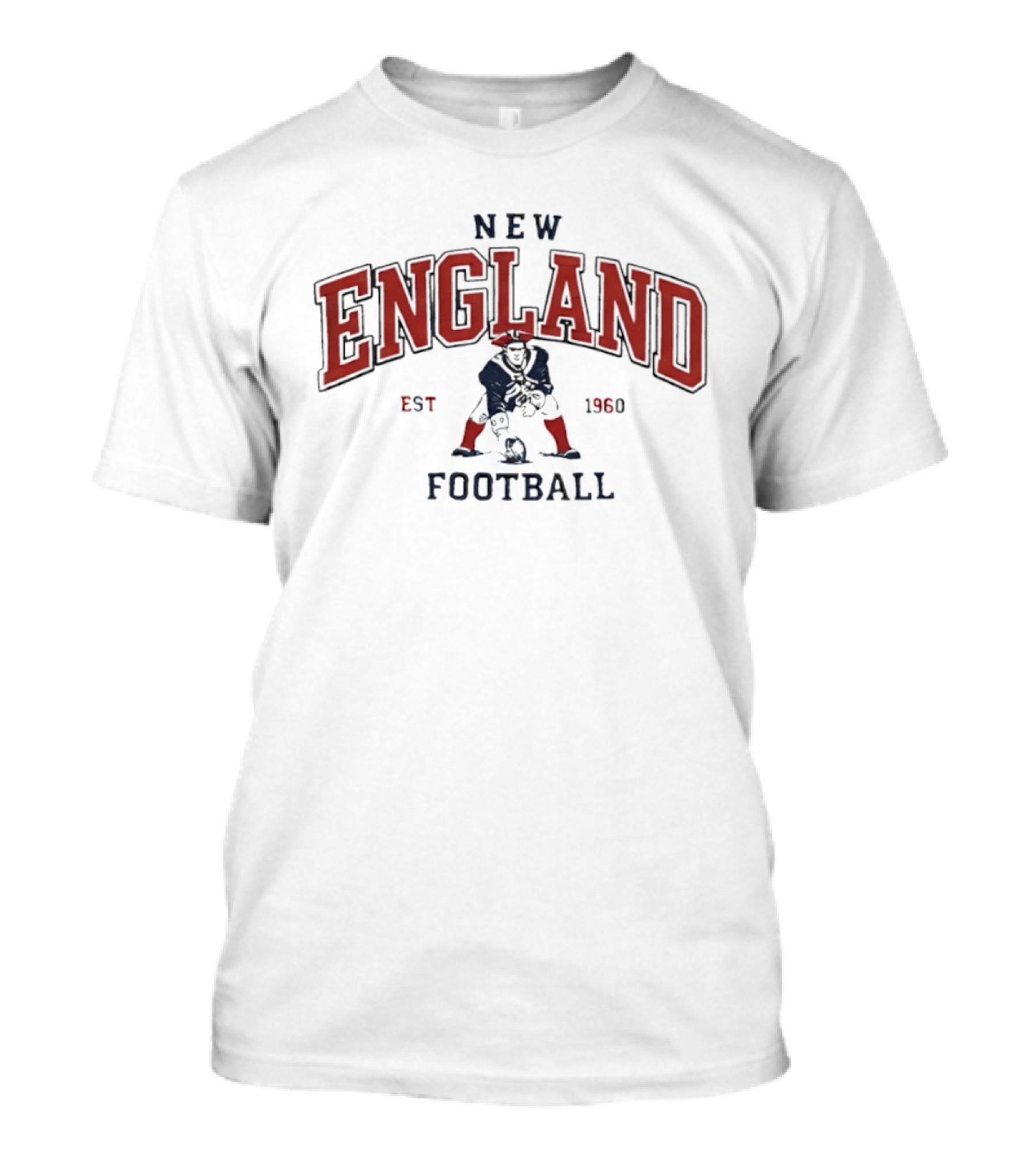 New England Football Est 1960 Classic Vintage Style Patriots T-Shirt