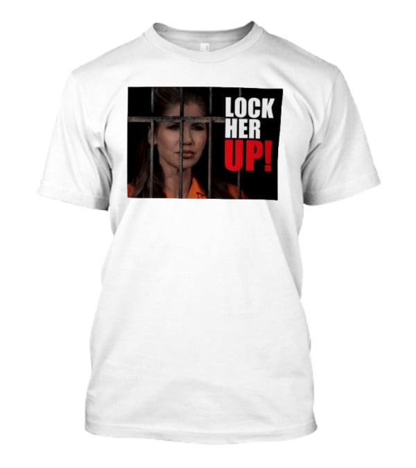 Lock Her Up Kristi Noem Bars Orange Jump Suit T-Shirt