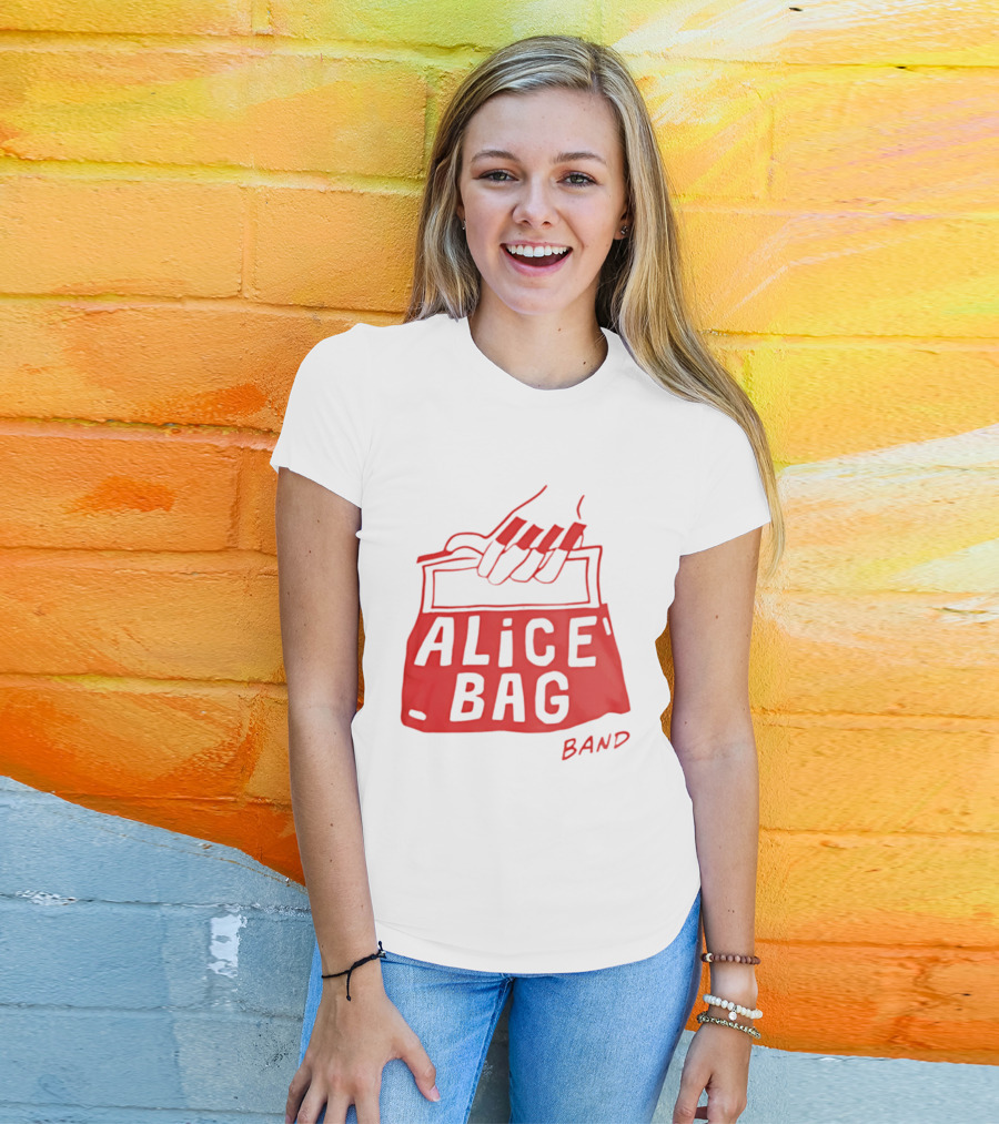 Alice Bag Band Iconic Red Hand Sardine Concept 2026 T-Shirt