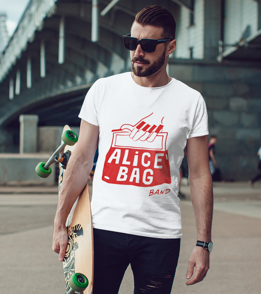 Alice Bag Band Iconic Red Hand Sardine Concept 2026 T-Shirt