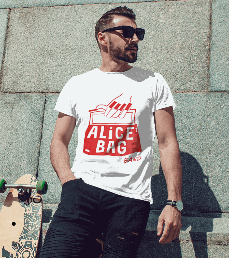 Alice Bag Band Iconic Red Hand Sardine Concept 2026 T-Shirt