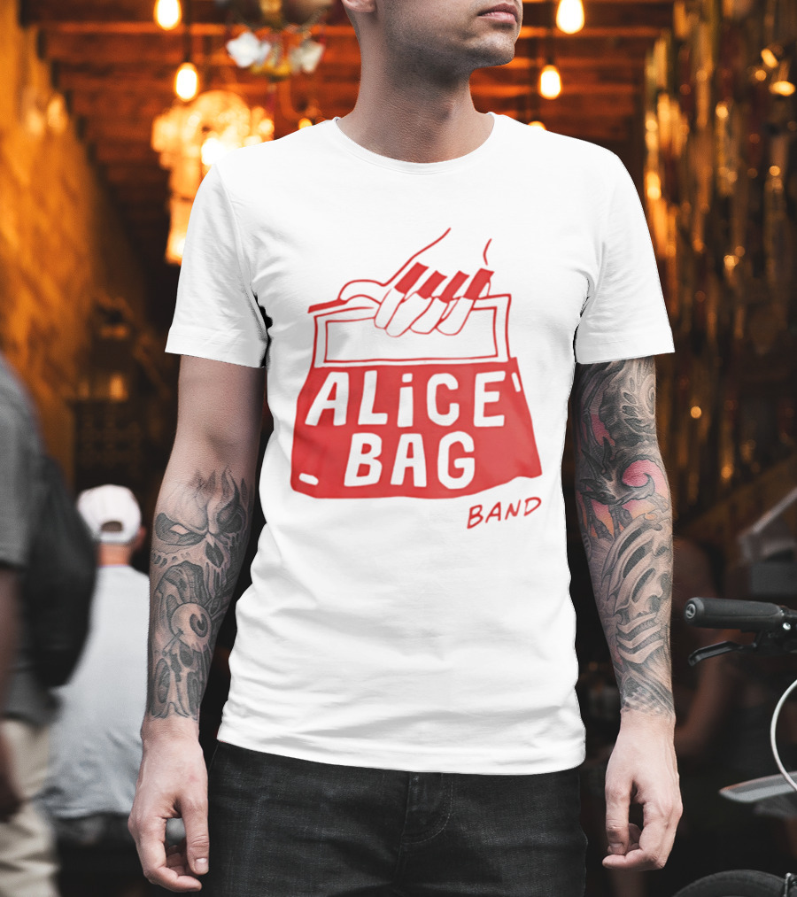 Alice Bag Band Iconic Red Hand Sardine Concept 2026 T-Shirt