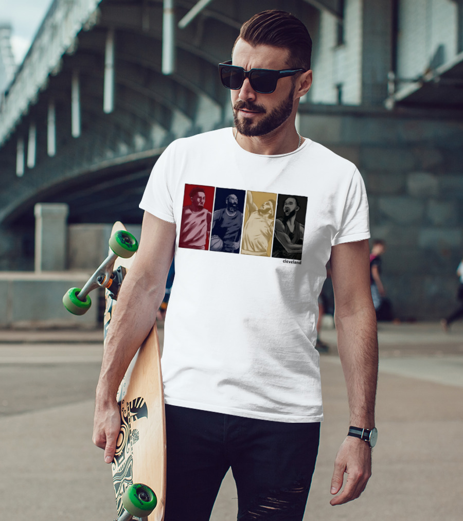 Cleveland Browns Youth Core Four Basketball Players Cleveland T-Shirt