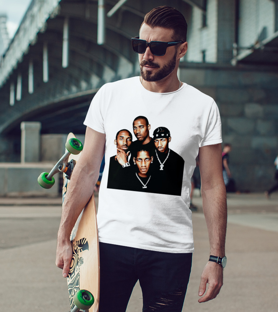Kobe Iverson Mac Carter Basketball Legends Iconic Group T-Shirt