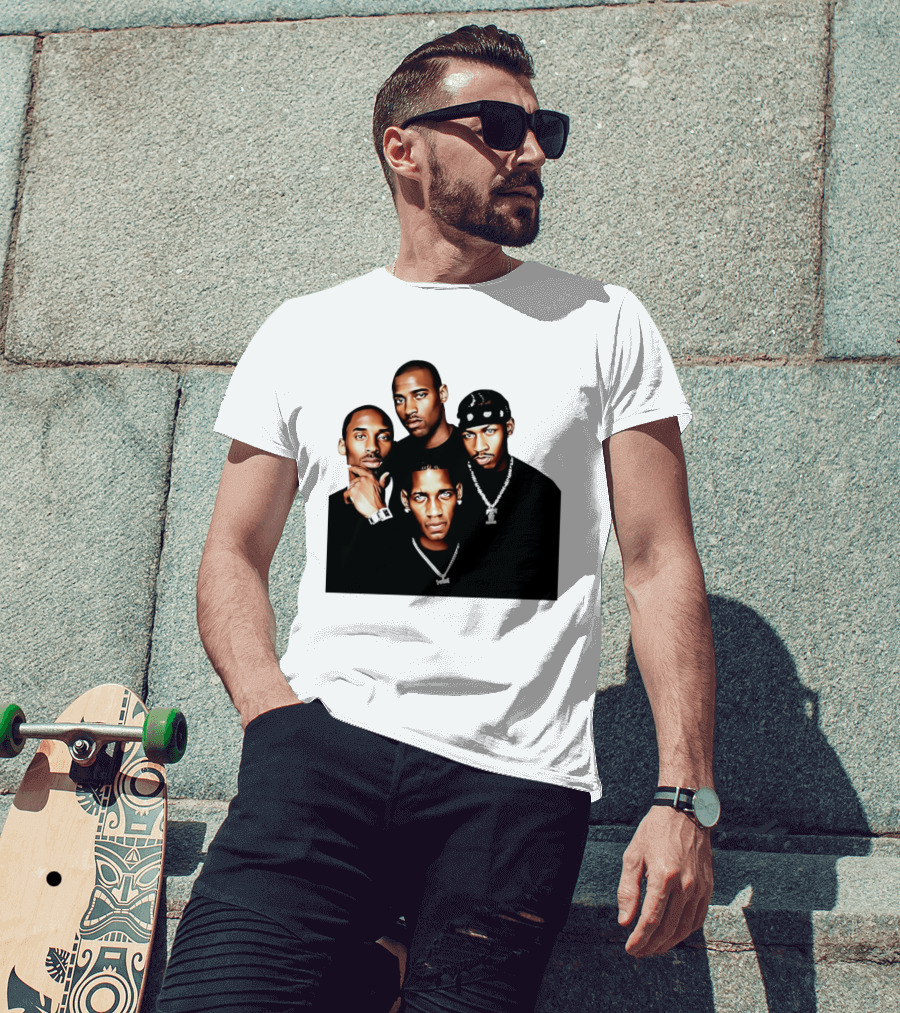 Kobe Iverson Mac Carter Basketball Legends Iconic Group T-Shirt