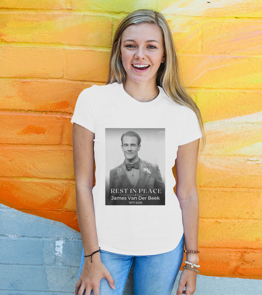 Rest In Peace James Van Der Beek 1977 2026 T-Shirt