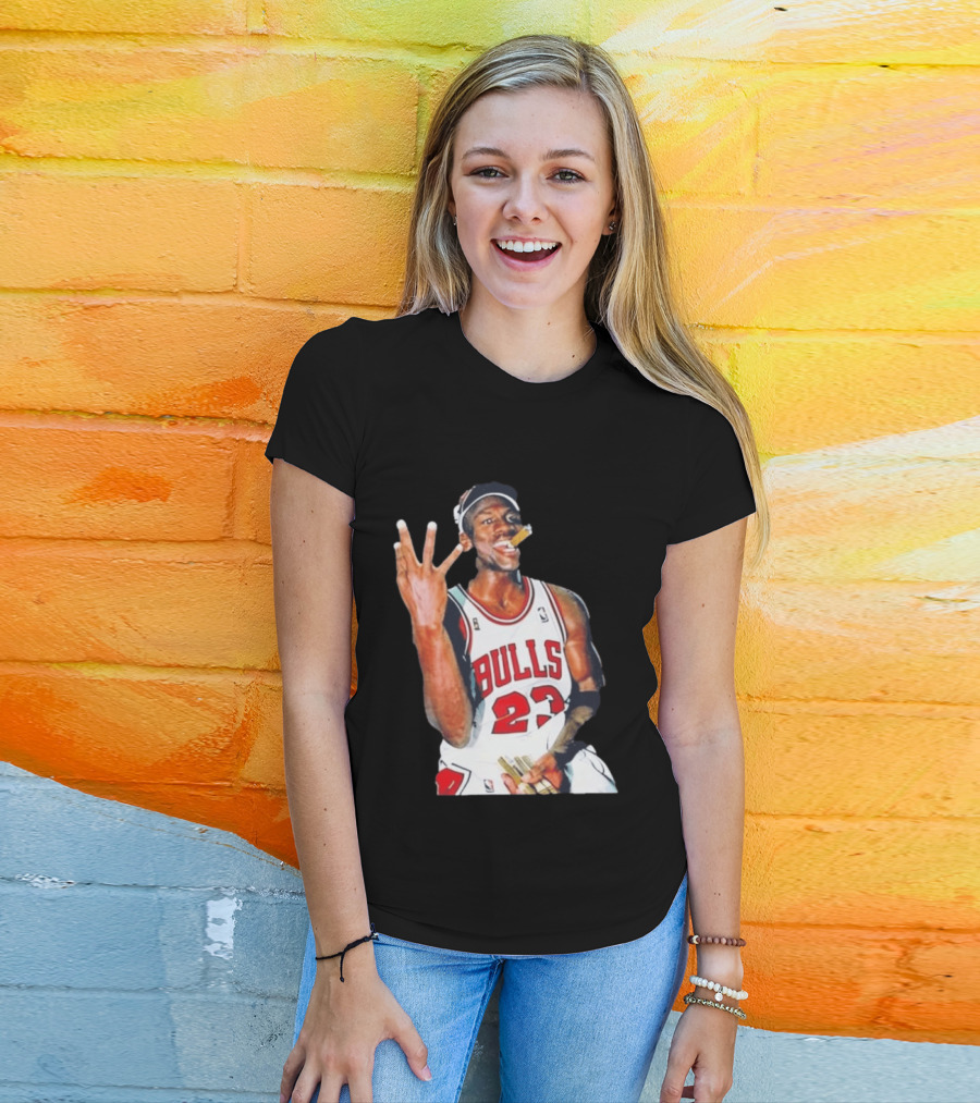 Giannis Antetokounmpo Mj Cigar Chicago Bulls 23 Basketball Legend T-Shirt
