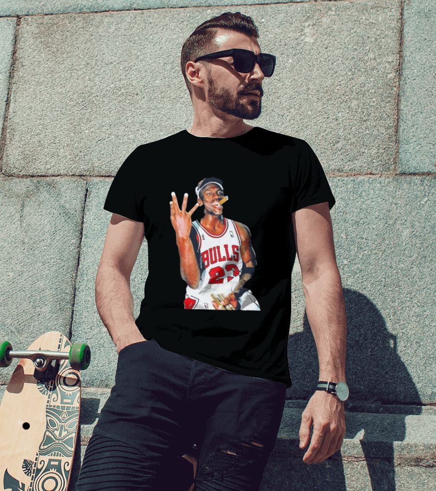 Giannis Antetokounmpo Mj Cigar Chicago Bulls 23 Basketball Legend T-Shirt