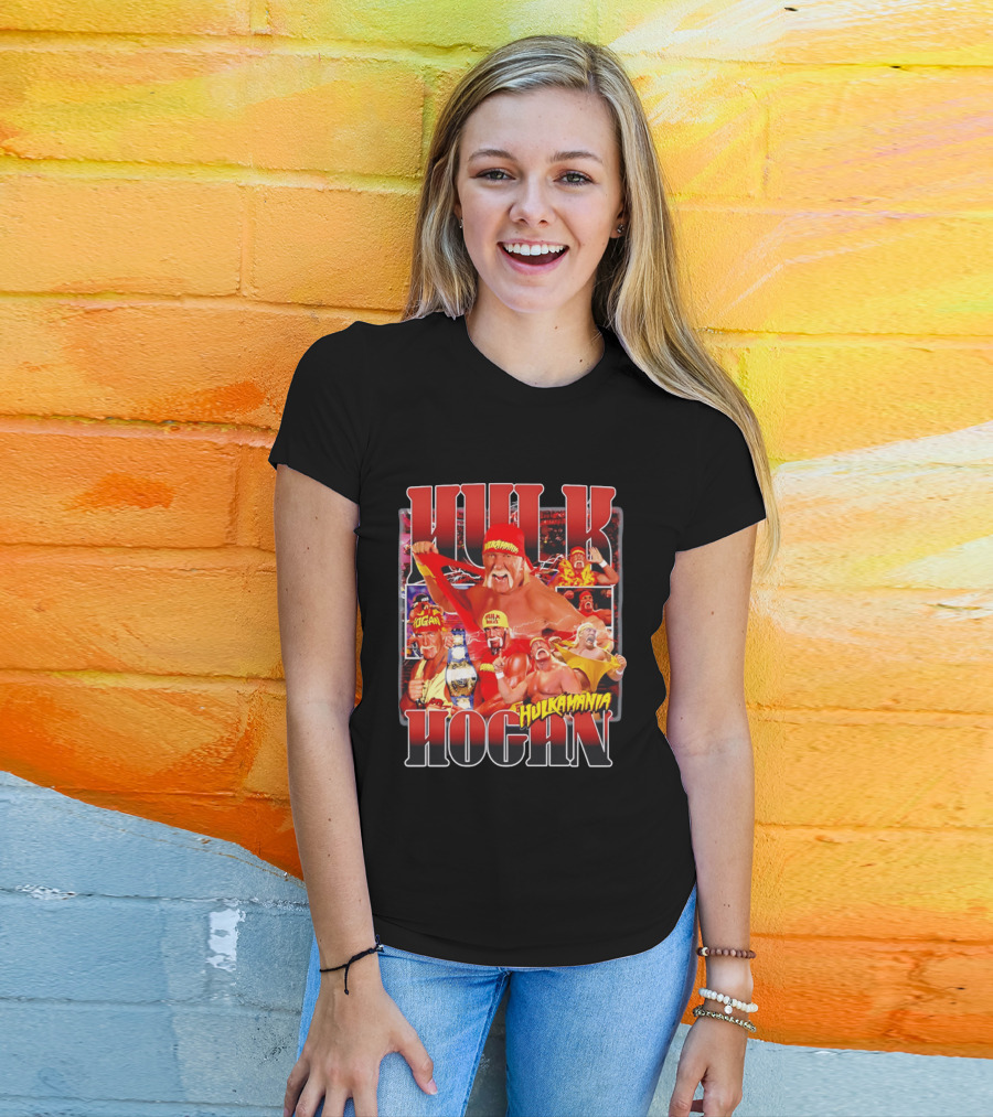 Hulk Hogan Hulkamania Memorial RIP Iconic Wrestling Legend T-Shirt