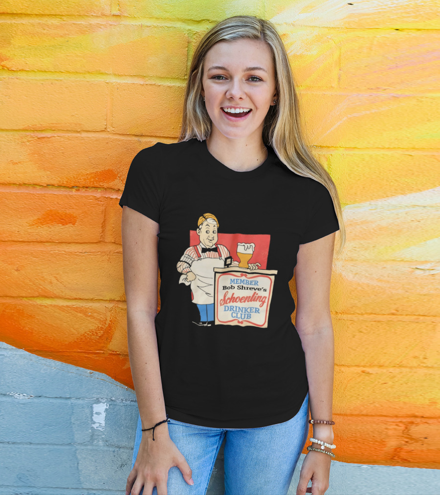 MEMBER Bob Shreve's Schoenling Drinker Club Beer T-Shirt