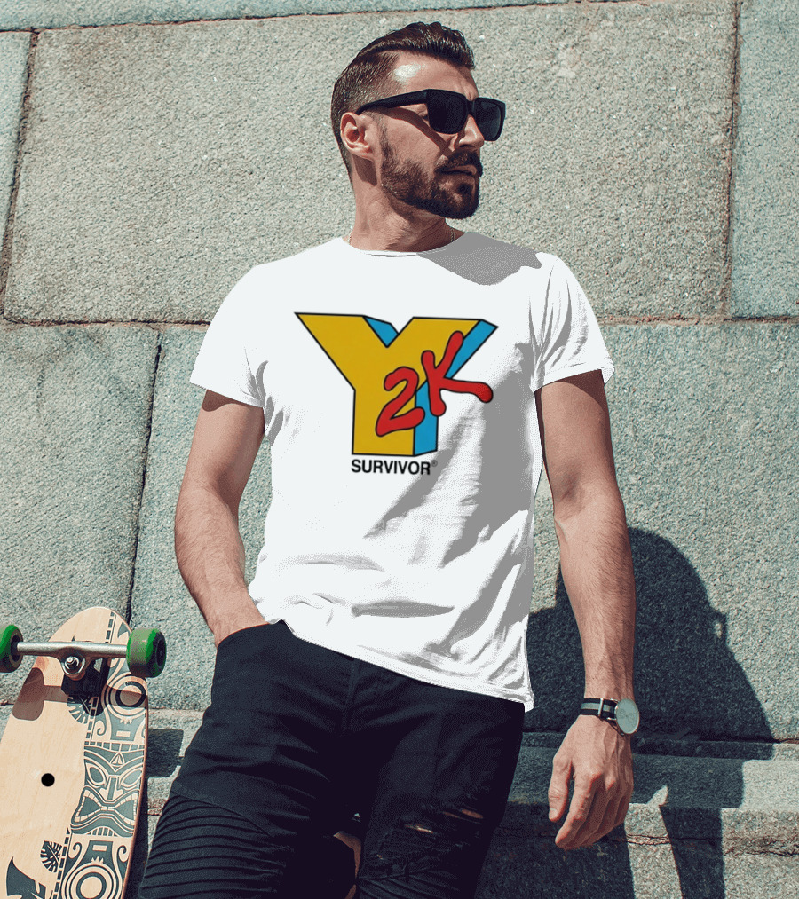 Y2K Survivor Retro 2000s Nostalgia Fashion Trend T-Shirt