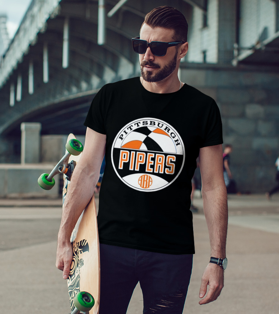 Pittsburgh Pipers ABA Vintage Basketball Team T-Shirt