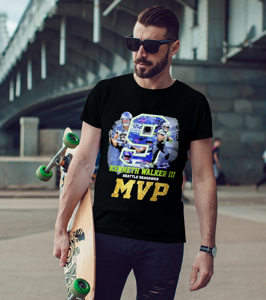 Kenneth Walker III Seattle Seahawks MVP 9 T-Shirt