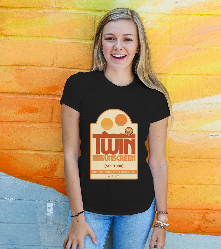 Twin Sunscreen SPF 1000 UV Extreme Stay Protected In The Outer Rim 6 Fl. Oz T-Shirt
