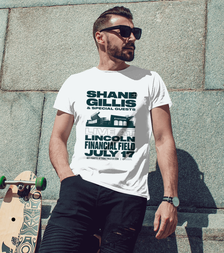 Shane Gillis And Special Guests Live At Lincoln Financial Field July 17 Event Promotion T-Shirt