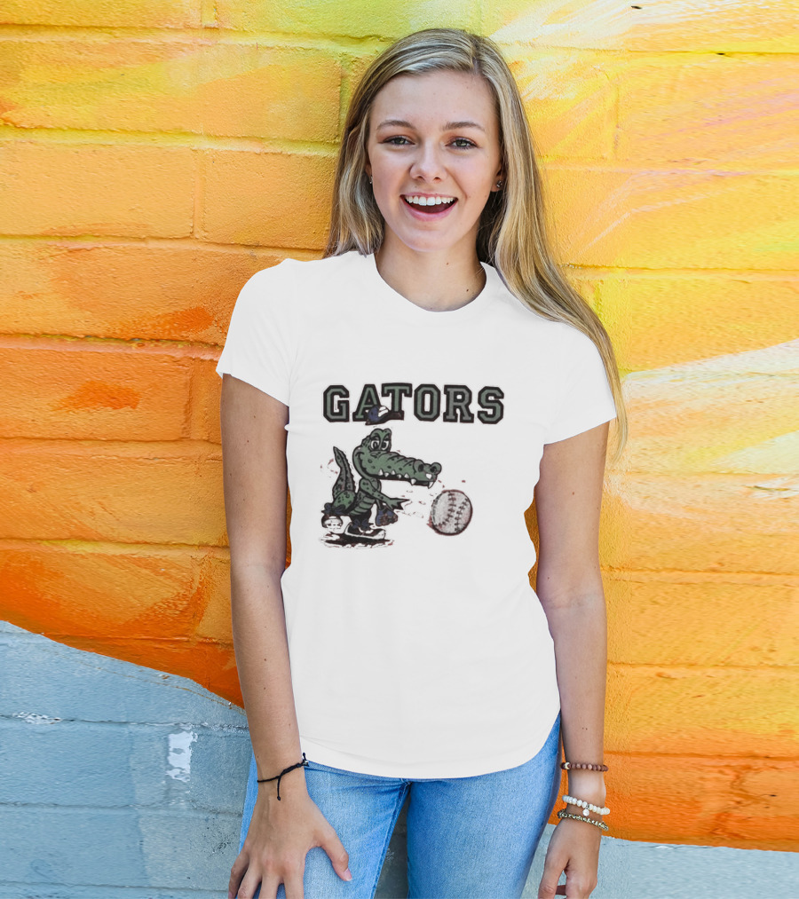 Florida Gators Basketball Mascot Image T-Shirt