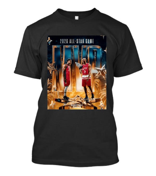 2026 All Star Game MVP Anthony Edwards Kobe Bryant Basketball Forever T-Shirt