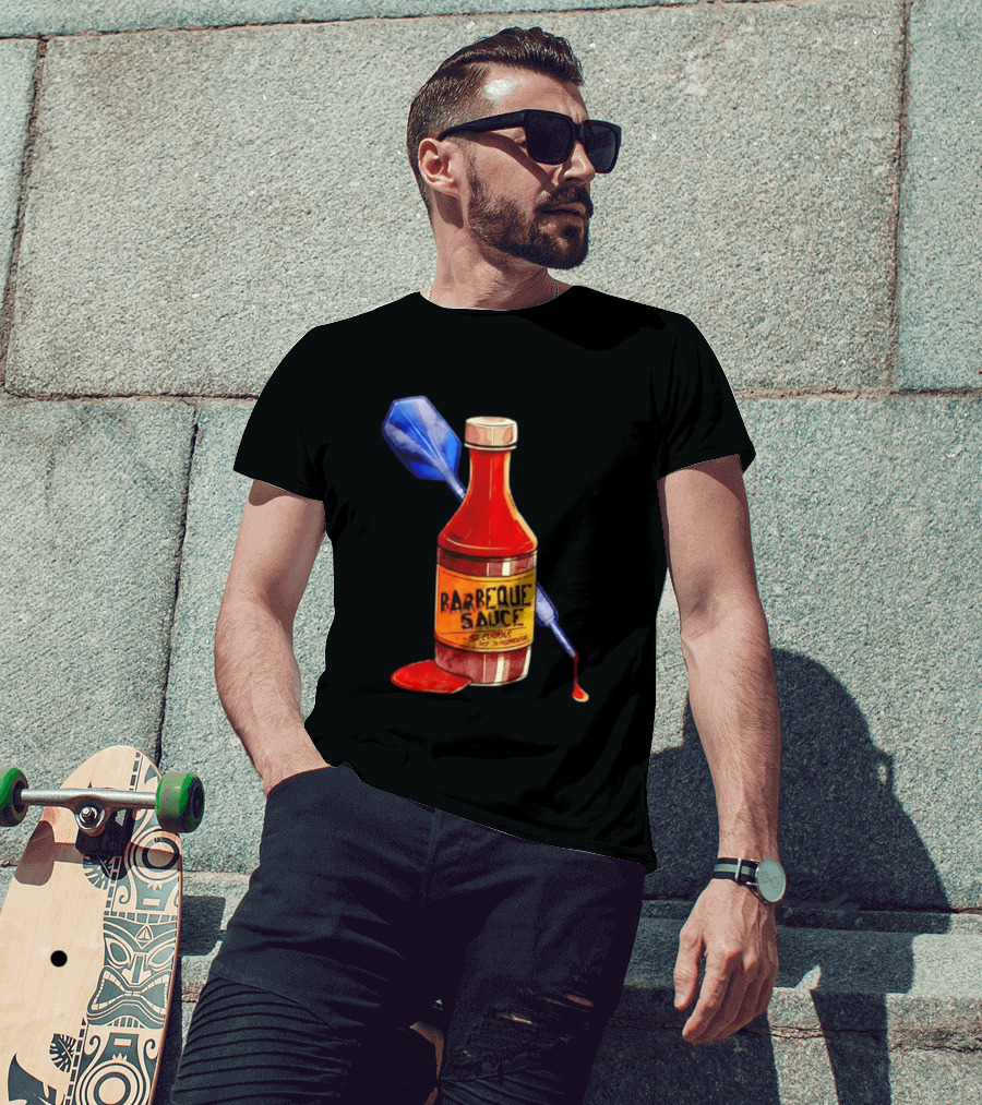 Barbecue Sauce Be Curious Not Judgmental Darts Bottle T-Shirt