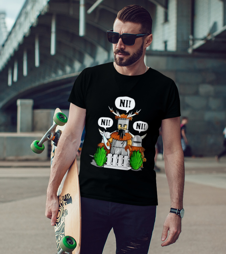 Knights Of Ni Monty Python Nature Comedy Scene T-Shirt