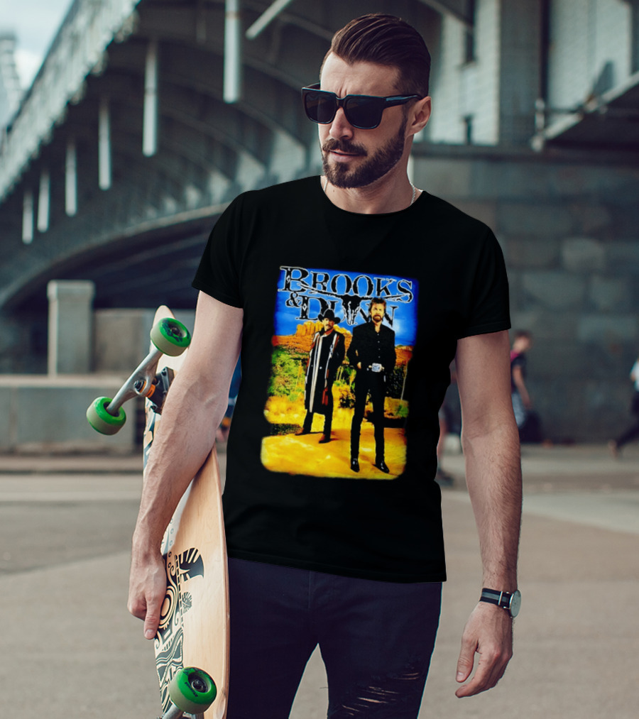 Brooks And Dunn Western Style Desert T-Shirt