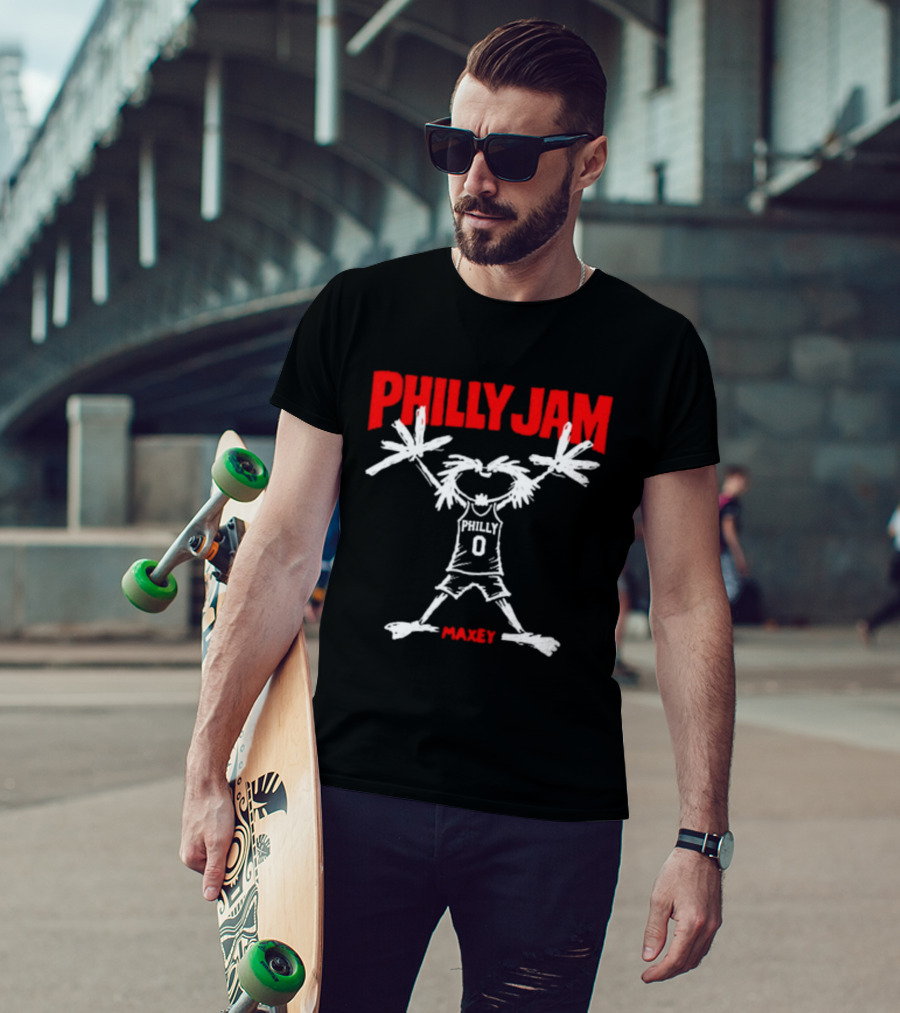 Philly Jam Maxey Stickman Philadelphia Philly 0 T-Shirt