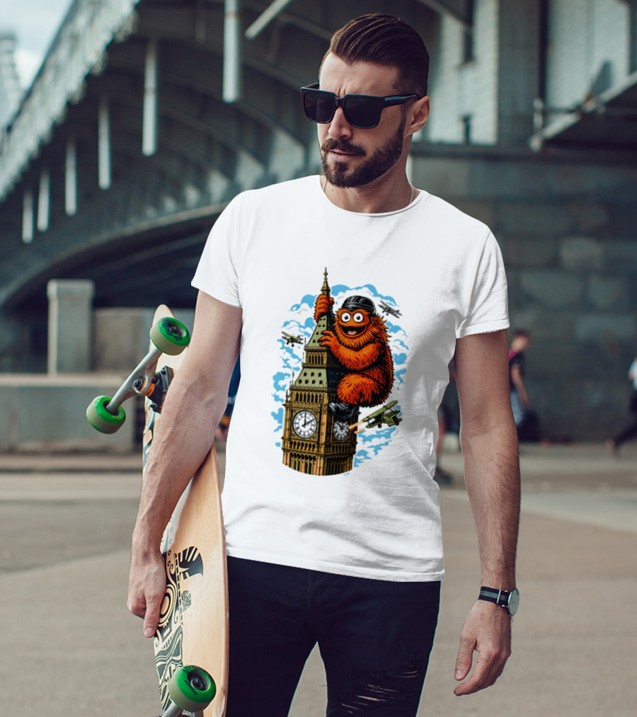 Big Ben Gritty Kong Philadelphia Hockey Clash T-Shirt