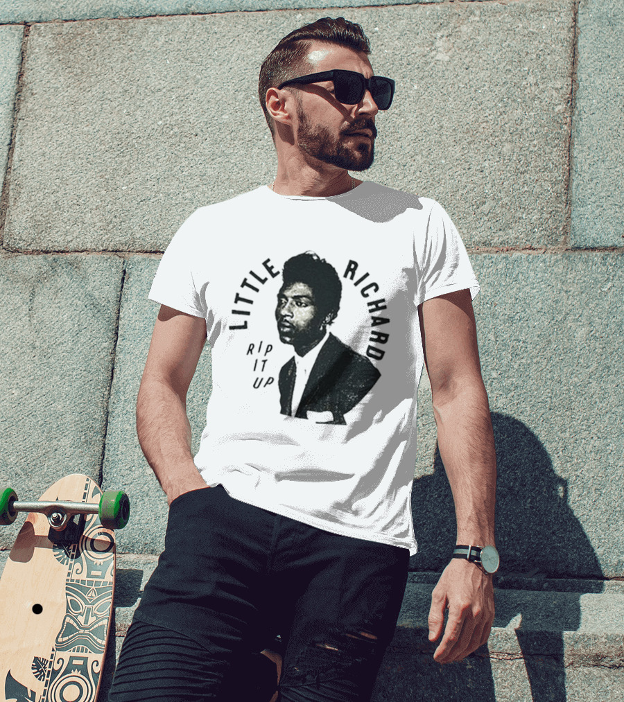 Little Richard Rip It Up Vintage Style Iconic Music T-Shirt