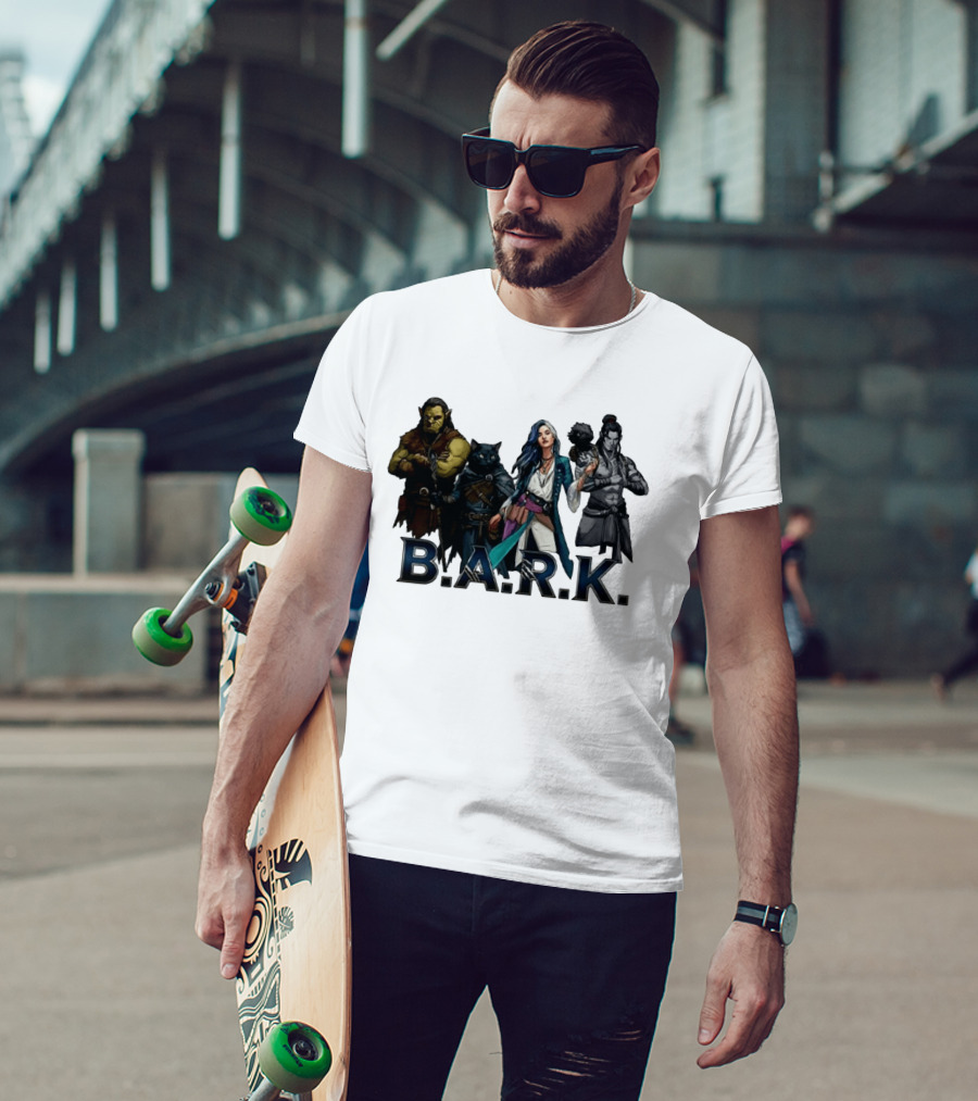 B.A.R.K. Tyranny Of Dragons Fantasy Character Ensemble T-Shirt