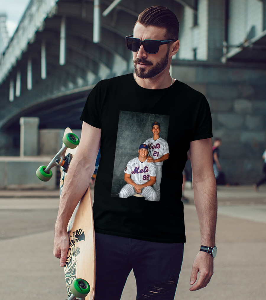 New York Mets Jonathan Pintaro Jonah Tong Step Brother Team Players T-Shirt