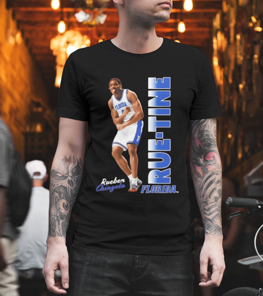 Rueben Chinyelu Florida Gators Rue Tine Basketball T-Shirt