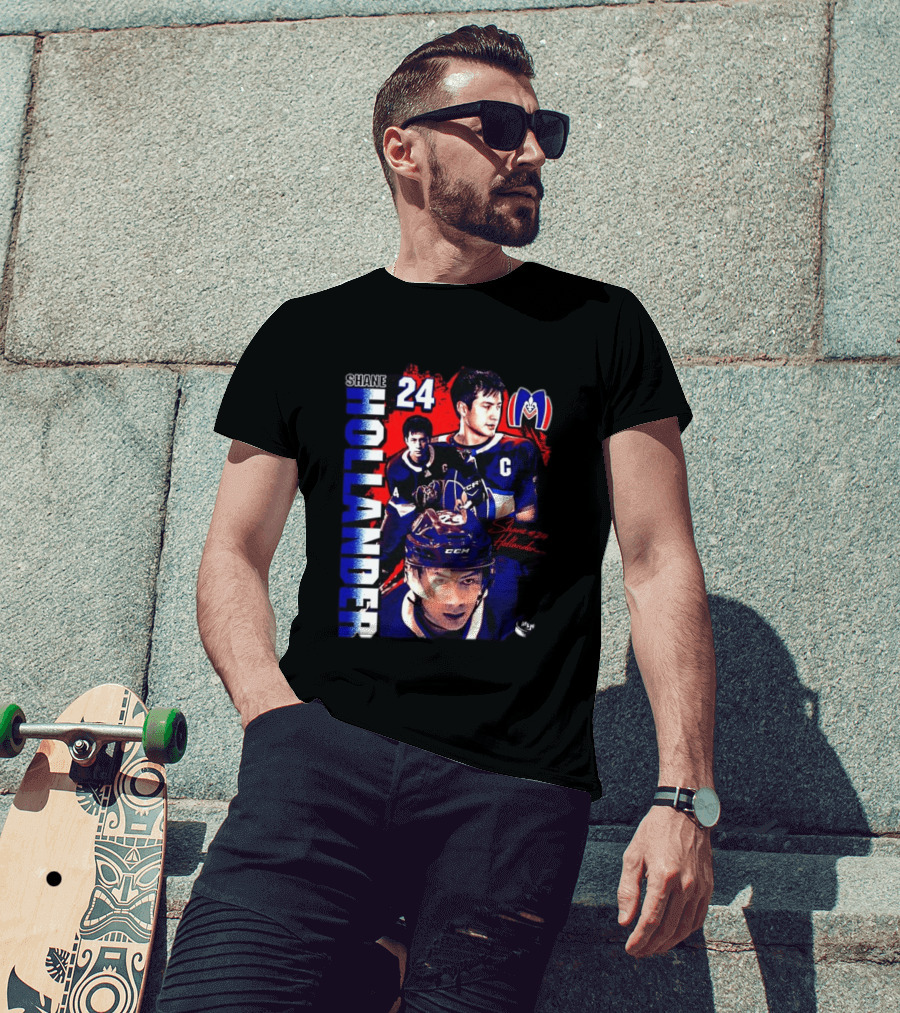 Shane Hollander 24 MLH Hockey Heated Rivalry Romantic T-Shirt