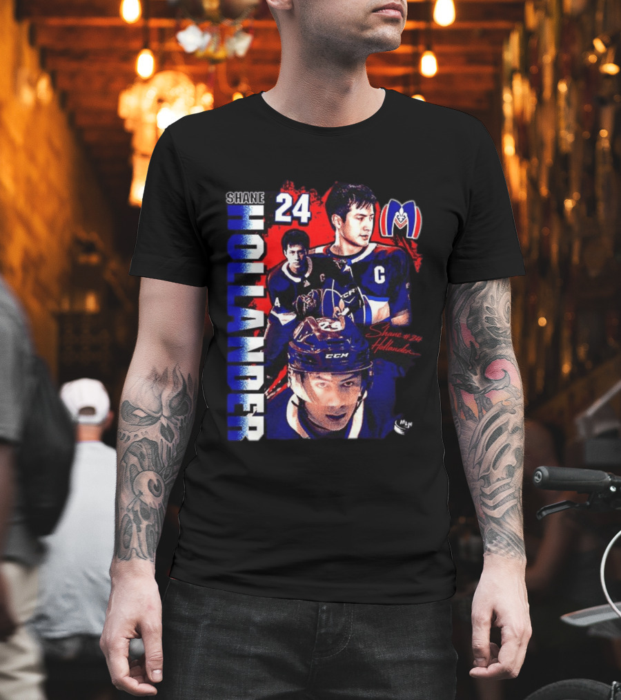 Shane Hollander 24 MLH Hockey Heated Rivalry Romantic T-Shirt