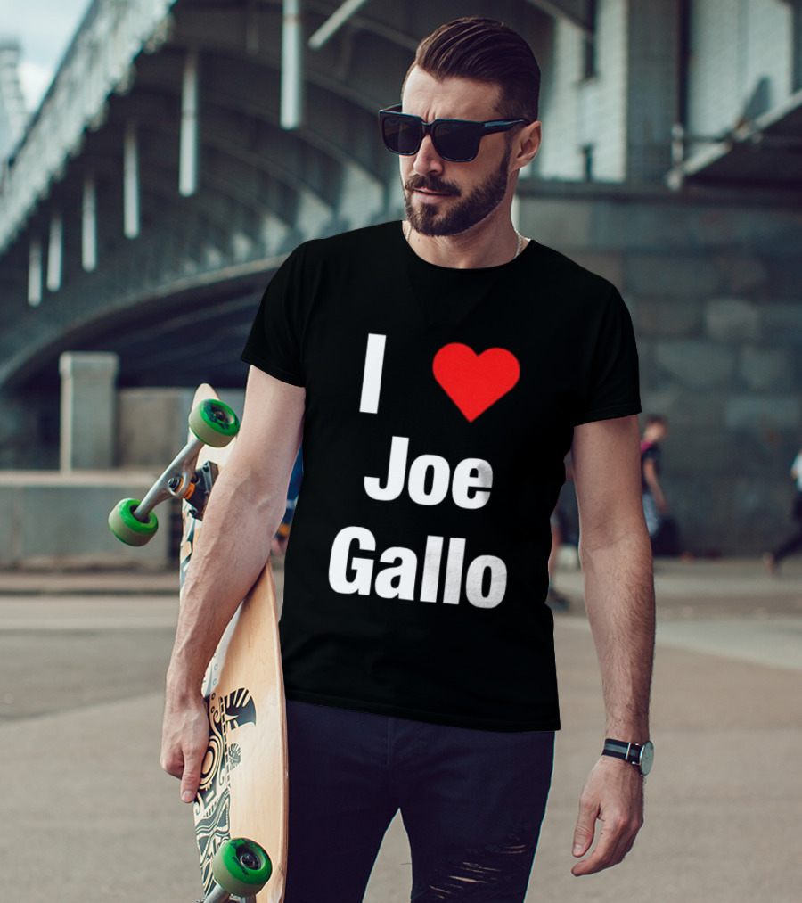 I Love Joe Gallo Merrimack Warriors Basketball T-Shirt